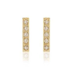 Jennifer Meyer Diamond Bar Studs